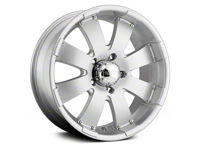 Ultra Wheels Mako Bright Silver with Ultra Armor All-Season Coating 8-Lug Wheel; 18x8.5; 12mm Offset (08-10 F-250 Super Duty)