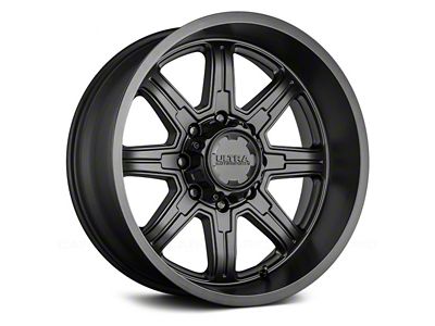 Ultra Wheels Menace Satin Black 8-Lug Wheel; 17x9; 12mm Offset (08-10 F-250 Super Duty)