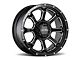 Ultra Wheels Nemesis Gloss Black with CNC Milled Accents 8-Lug Wheel; 20x9; 18mm Offset (11-16 F-250 Super Duty)
