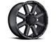 Ultra Wheels Crusher Satin Black 8-Lug Wheel; 18x8.5; 12mm Offset (11-16 F-350 Super Duty SRW)