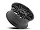 Ultra Wheels Machine Satin Black with Gloss Black Logo 8-Lug Wheel; 18x9; 12mm Offset (11-16 F-350 Super Duty SRW)
