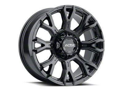 Ultra Wheels Scorpion Gloss Black 8-Lug Wheel; 18x9; 1mm Offset (11-16 F-350 Super Duty SRW)
