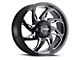 Ultra Wheels Villain Gloss Black Milled 8-Lug Wheel; 20x10; -25mm Offset (11-16 F-350 Super Duty SRW)