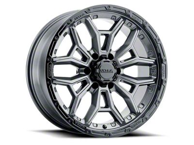 Ultra Wheels Warmonger 6 Gloss Anthracite 6-Lug Wheel; 20x9; -12mm Offset (14-18 Silverado 1500)