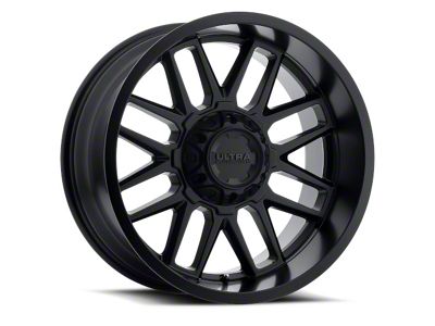 Ultra Wheels Butcher Satin Black 8-Lug Wheel; 18x9; 12mm Offset (23-24 F-250 Super Duty)