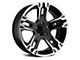 Ultra Wheels Maverick Gloss Black with Diamond Cut Accents 8-Lug Wheel; 17x8; 20mm Offset (23-24 F-250 Super Duty)