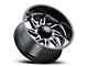 Ultra Wheels Villain Gloss Black Milled 8-Lug Wheel; 24x12; -44mm Offset (23-24 F-250 Super Duty)