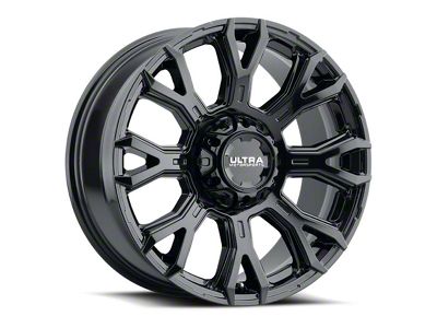 Ultra Wheels Scorpion Gloss Black 8-Lug Wheel; 18x9; 12mm Offset (23-24 F-350 Super Duty SRW)