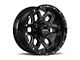 Ultra Wheels Warlock Gloss Black Milled 8-Lug Wheel; 18x9; 12mm Offset (23-24 F-350 Super Duty SRW)