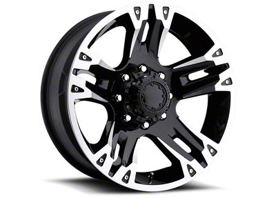 Ultra Wheels Maverick Gloss Black Machined 6-Lug Wheel; 17x8; 10mm Offset (2024 Ranger)