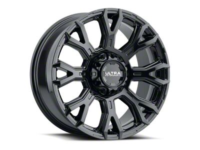 Ultra Wheels Scorpion Gloss Black 6-Lug Wheel; 17x9; 18mm Offset (2024 Ranger)