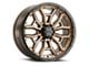 Ultra Wheels Warmonger 6 Bronze 6-Lug Wheel; 17x9; 12mm Offset (2024 Ranger)