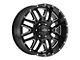 Ultra Wheels Hunter Gloss Black Milled 5-Lug Wheel; 20x9; -12mm Offset (94-01 RAM 1500)