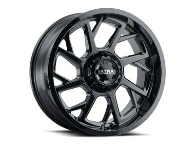 Ultra Wheels Patriot Gloss Black 5-Lug Wheel; 18x9; 12mm Offset (94-01 RAM 1500)