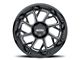 Ultra Wheels Patriot Gloss Black Milled 5-Lug Wheel; 18x9; 12mm Offset (94-01 RAM 1500)