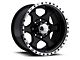 Ultra Wheels Rogue Gloss Black Machined 5-Lug Wheel; 17x8; 10mm Offset (94-01 RAM 1500)