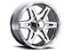 Ultra Wheels Badlands Polished 6-Lug Wheel; 17x9; 12mm Offset (23-24 Canyon)