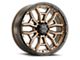 Ultra Wheels Warmonger 6 Bronze 6-Lug Wheel; 17x9; 12mm Offset (23-24 Canyon)