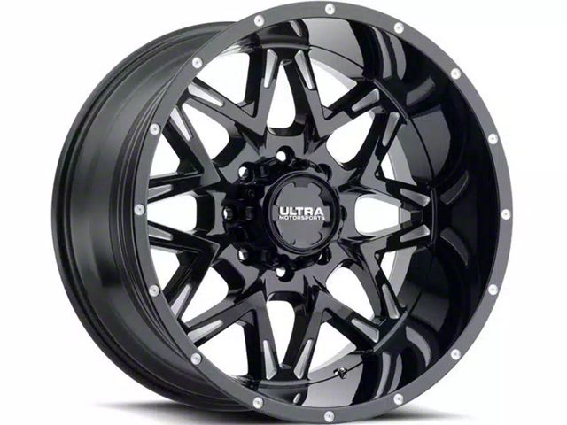 Ultra Wheels Carnivore Gloss Black 6-Lug Wheel; 20x9; 1mm Offset (21-24 F-150)