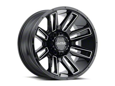 Ultra Wheels Apocalypse Gloss Black 8-Lug Wheel; 20x10; -25mm Offset (17-22 F-350 Super Duty SRW)