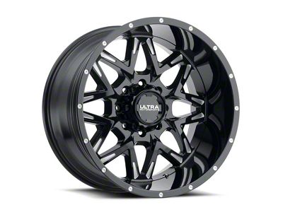 Ultra Wheels Carnivore Gloss Black 8-Lug Wheel; 20x9; 18mm Offset (17-22 F-350 Super Duty SRW)