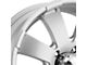 Ultra Wheels Mako Bright Silver with Ultra Armor All-Season Coating 8-Lug Wheel; 17x8; 25mm Offset (17-22 F-350 Super Duty SRW)