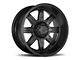 Ultra Wheels Menace Satin Black 8-Lug Wheel; 18x9; 12mm Offset (06-08 RAM 1500 Mega Cab)