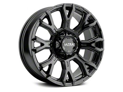Ultra Wheels Scorpion Gloss Black 8-Lug Wheel; 20x10; -25mm Offset (06-08 RAM 1500 Mega Cab)