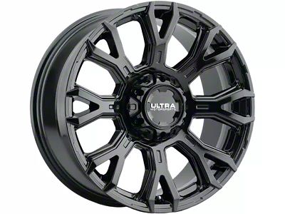 Ultra Wheels Scorpion Gloss Black 8-Lug Wheel; 20x9; 18mm Offset (06-08 RAM 1500 Mega Cab)