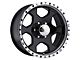 Ultra Wheels Rogue Gloss Black Machined 6-Lug Wheel; 17x8; 10mm Offset (19-23 Ranger)