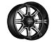 Ultra Wheels Menace Gloss Black Machined 8-Lug Wheel; 16x8; 10mm Offset (07-10 Sierra 2500 HD)