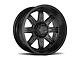 Ultra Wheels Menace Satin Black 8-Lug Wheel; 16x8; -6mm Offset (07-10 Sierra 2500 HD)