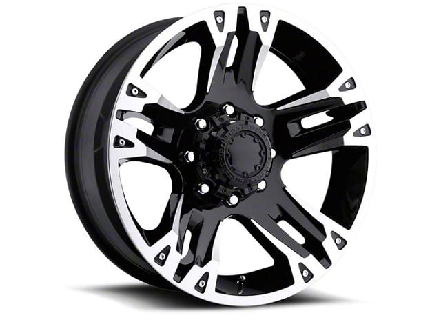 Ultra Wheels Maverick Gloss Black Machined 6-Lug Wheel; 16x8; 10mm Offset (19-24 Silverado 1500)