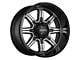 Ultra Wheels Menace Gloss Black Machined 8-Lug Wheel; 16x8; 10mm Offset (07-10 Silverado 3500 HD SRW)