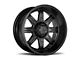 Ultra Wheels Menace Satin Black 8-Lug Wheel; 16x8; 10mm Offset (07-10 Silverado 3500 HD SRW)