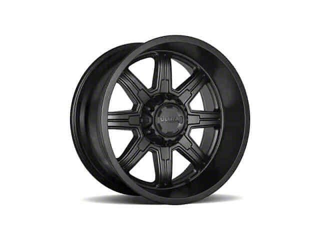 Ultra Wheels Menace Satin Black 8-Lug Wheel; 16x8; -6mm Offset (07-10 Silverado 3500 HD SRW)