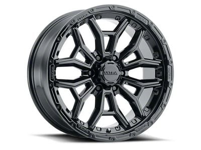 Ultra Wheels Warmonger 6 Gloss Black 6-Lug Wheel; 20x9; -12mm Offset (21-24 Yukon)