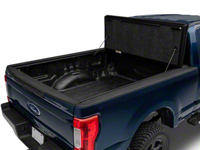 UnderCover Ultra Flex Tri-Fold Tonneau Cover; Black Textured (17-25 F-350 Super Duty w/ 6-3/4-Foot Bed)