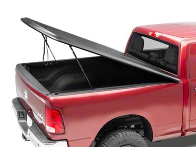 UnderCover SE Hinged Tonneau Cover; Black Textured (10-24 RAM 3500 SRW w/ 6.4-Foot Box & w/o RAM Box)