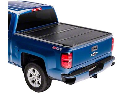 UnderCover Flex Tri-Fold Tonneau Cover; Black Textured (15-19 Sierra 3500 HD)