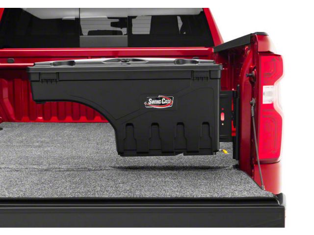 UnderCover Swing Case Storage System; Passenger Side (07-19 Silverado 3500 HD)