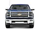 Upper Grille Overlay; Chrome (14-15 Silverado 1500 LT, WT)