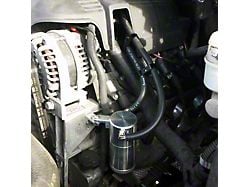 UPR Products Billet Oil Catch Can; Engine Mount; Satin (99-13 V8 Sierra 1500)