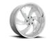 US Mag Desperado Chrome 6-Lug Wheel; 24x10; 25mm Offset (04-08 F-150)