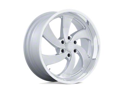 US Mag Desperado Silver Brushed Face Milled Diamond Cut Milled 6-Lug Wheel; 22x9; 25mm Offset (04-08 F-150)