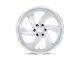 US Mag Desperado Silver Brushed Face Milled Diamond Cut Milled 6-Lug Wheel; 22x9; 25mm Offset (04-08 F-150)