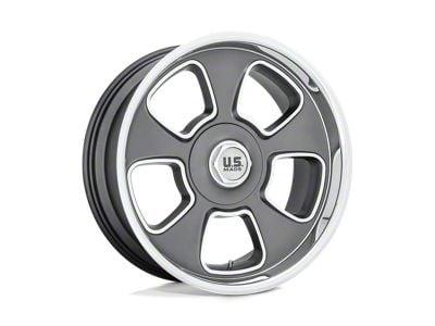 US Mag Boulevard Matte Gunmetal 6-Lug Wheel; 20x8; 1mm Offset (07-13 Sierra 1500)