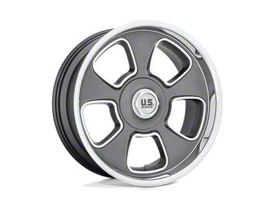 US Mag Boulevard Matte Gunmetal 6-Lug Wheel; 20x9.5; 1mm Offset (07-13 Sierra 1500)