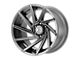 US Mag Desperado Anthracite Milled Diamond Cut Milled 6-Lug Wheel; 24x9; 25mm Offset (07-13 Sierra 1500)