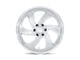 US Mag Desperado Silver Brushed Face Milled Diamond Cut Milled 6-Lug Wheel; Right Directional; 22x9; 25mm Offset (07-13 Sierra 1500)